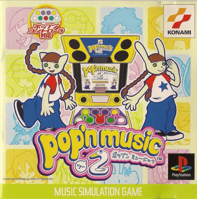 Pop'n Music Controller box art for Playstation
